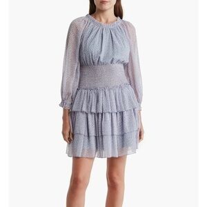French Connection Women's
Blue Tiered Miniskirt Dress Size US 4